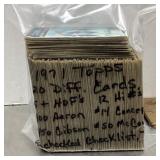220 1971 Topps baseball cards