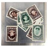 Group of baseball stamps