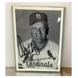 Whitey Herzog signed photo