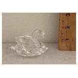 Swarovski crystal swan