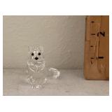 Swarovski crystal cat