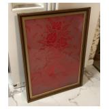 25 x 35' etched glass picture