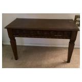 2-legged wall mount foyer table