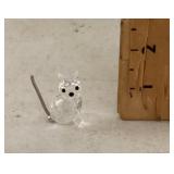 Swarovski crystal cat