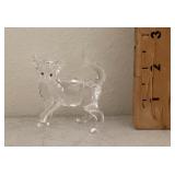 Swarovski crystal cat