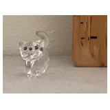 Swarovski crystal cat