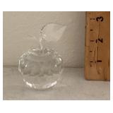 Swarovski crystal apple