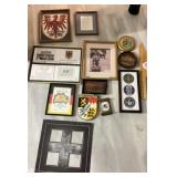 Assorted wall art and frames