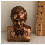 Bronze finish Abe Lincoln bust
