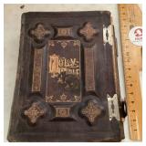 Antique illuminated Bible