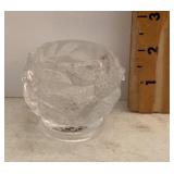 Vetreria Etrusca Italian glass votive candleholder