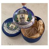 Hand painted Austrian Christmas ornament