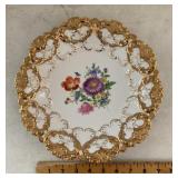 Meissen rococo style porcelain cabinet plate