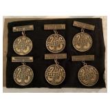 6 Barbershop Quartet medals