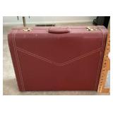 Vintage red suitcase