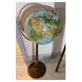 Floor model world globe