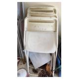 3 folding chairs