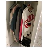 Contents of foyer closet