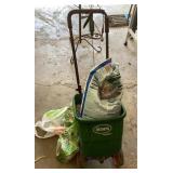 Spreader with lawn care products