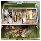 Tackle box and contents