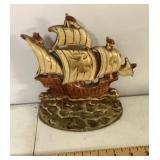 Spanish galleon bookend