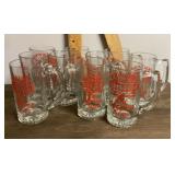 Sporting Newqs glass beer mugs