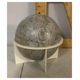 2-piece Replogle tabletop moon globe