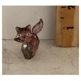 Pink Swarovski crystal cat