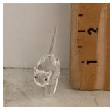 Swarovski crystal cat