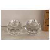 Swarovski crystal candle holders