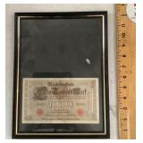 1910 German 1000 Mark Reichsbanknote