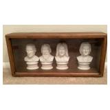 4 busts of German composers