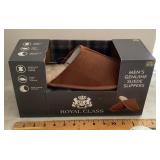 NEW Royal Class men's suede slippers Size 9/10