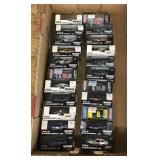 Flat of diecast race cars