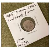 1625 German states silver solidus