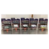 5 Greenlight Hitched Homes diecast campers