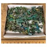 Flat of toy soldiers