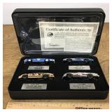 Dale Earnhardt Milestones in Racing cars set of 4