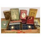 Flat of old books