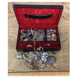Jewelry box and costume jewelry