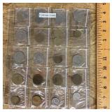 Sleeve of foreign coins