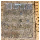 Sleeve of foreign coins
