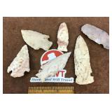 6 arrow points