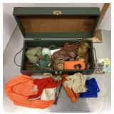 G.I. Joe footlocker with contents