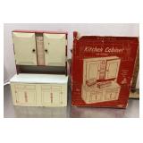 Wolverine tin litho toy kitchen cabinet