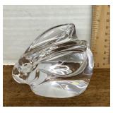 Orrefors glass rabbit