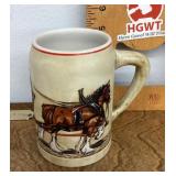 Budweiser beer stein