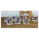 8 St. Louis Blues Jack Daniels glasses