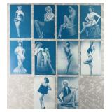 10 vintage arcade cheesecake pinup cards