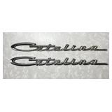 1965 Pontiac Catalina fender emblems